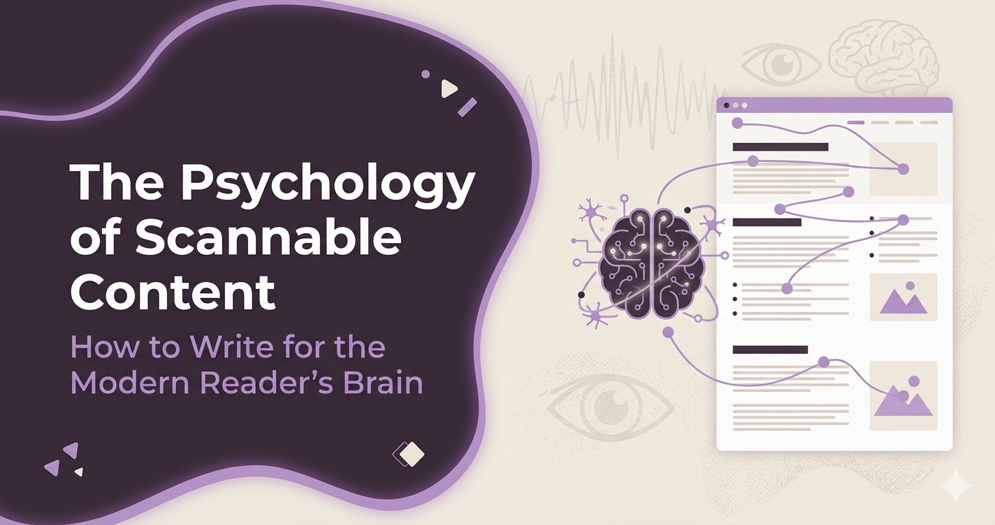 The Psychology of Scannable Content: How to Write for the Modern Reader’s Brain
